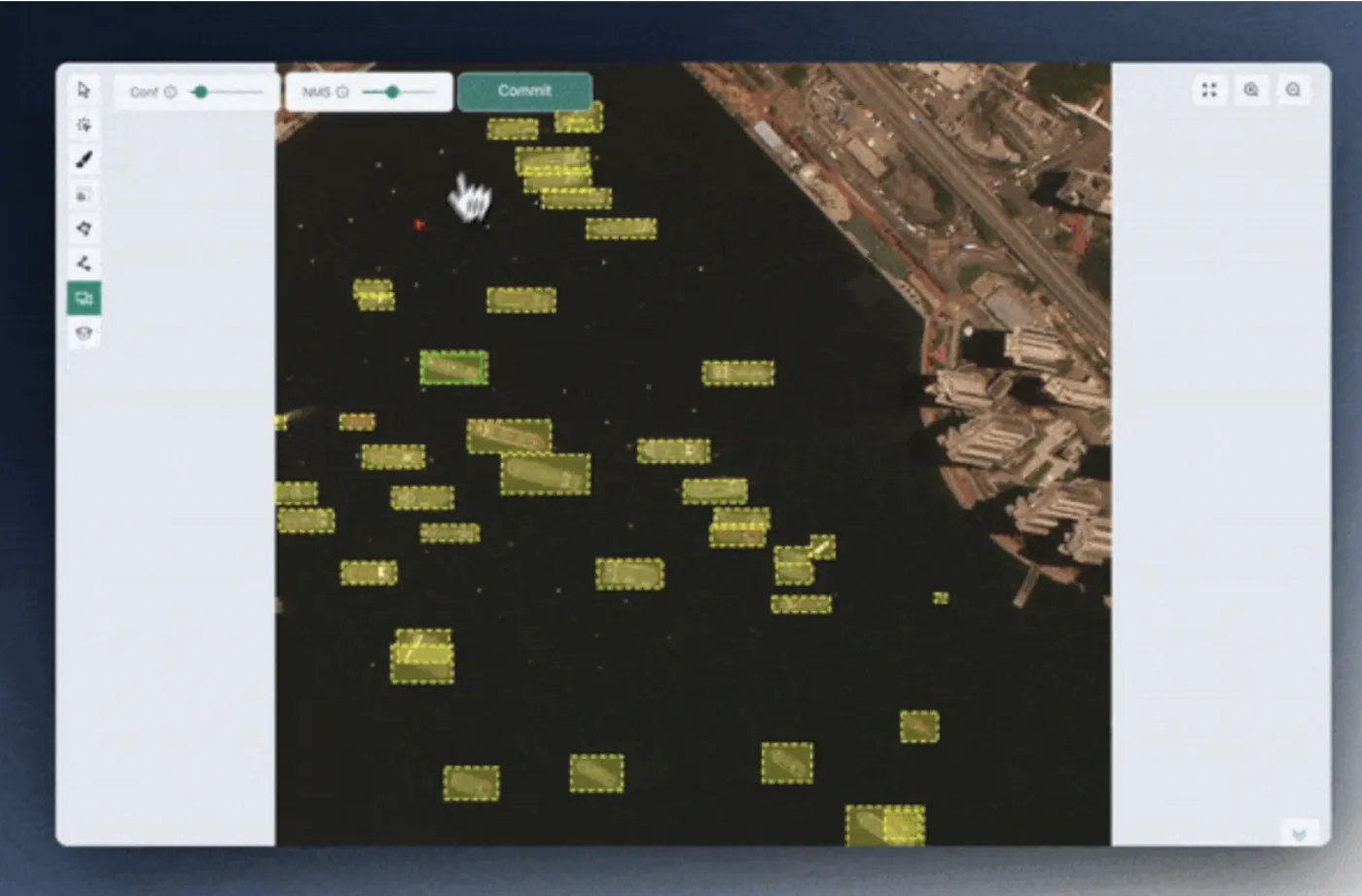 Satellogic + HappyRobotによる港湾AI船舶検出